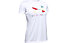 Under Armour Big Logo Tech SS - T-shirt - Mädchen, White
