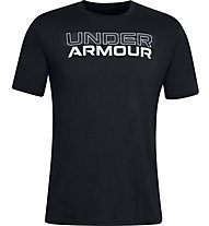 Under Armour Blurry Logo Wordmark - T-shirt fitness - uomo, Black