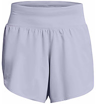Under Armour Fly By Elite 5 W - pantaloni corti running - donna, Purple