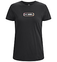 Under Armour Gradient Pill Ss - T-Shirt - Damen, Black