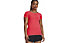 Under Armour HeatGear Armour - T-shirt fitness - donna, Orange/Grey