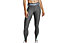 Under Armour HeatGear® Armour Wordmark Waistband - pantaloni fitness - donna, Dark Grey
