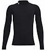 Under Armour HeatGear&reg; Mock Jr - Langarmshirt - Jungs, Black