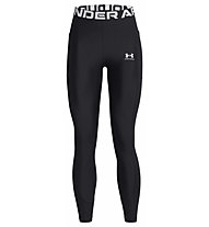 Under Armour Heatgear Rib W - leggings fitness - donna, Black