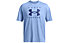 Under Armour Heavyweight Branded - T-Shirt - Herren, Light Blue/Blue