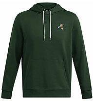 Under Armour  Icon Fleece Goin M - felpa con cappuccio - uomo, Dark Green