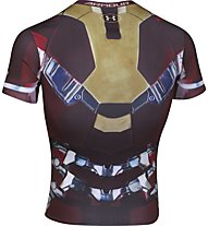 Under Armour Alter Ego Iron Man Kompressionsshirt, Maroon