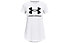 Under Armour Live Sportstyle Graphic Ss - T-shirt Fitness - Mädchen, White
