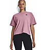 Under Armour Logo Oversized W - T-shirt - donna, Pink