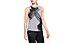 Under Armour Overlay Logo Muscle - top fitness - donna, Grey