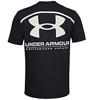 Under Armour Performance Big Logo SS - T-shirt - Herren, Black