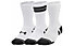 Under Armour Performance Tech Nov 3Pk Crew - kurze Socken, White