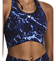 Under Armour Project Rock Crossover Printed W - top - donna, Blue