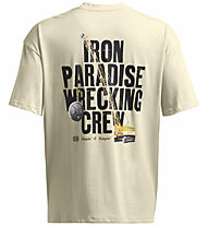 Under Armour Project Rock Heavyweight Tools Of The Trade M - T-shirt - uomo, Beige