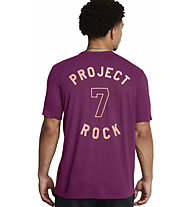 Under Armour Project Rock M - T-shirt - uomo, Purple