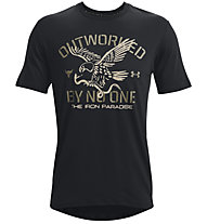 Under Armour Project Rock Outworked Ss - T-shirt fitness - uomo, Black