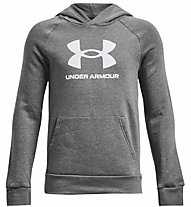 Under Armour Rival Fleece Big Logo Jr - Kapuzenpullover - Jungs, Dark Grey