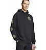 Under Armour Rival Fleece Logo M - felpa con cappuccio - uomo, Black