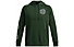 Under Armour Rival Fleece Logo M - felpa con cappuccio - uomo, Green