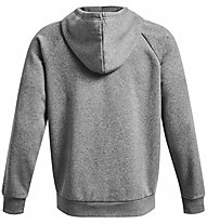 Under Armour Rival Fleece M - felpa con cappuccio - uomo, Grey