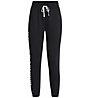 Under Armour Rival Terry Graphic W - pantaloni fitness - donna, Black