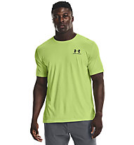 Under Armour Sportstyle Left Chest - T-shirt fitness - uomo, Yellow