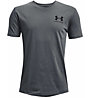 Under Armour Sportstyle Left Chest Ss - T-shirt - ragazzo, Grey