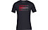 Under Armour Team Issue Wordmark - T-shirt fitness - uomo, Black/Red/Grey