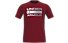 Under Armour Team Issue Wordmark - T-shirt fitness - uomo, Dark Red/Grey/White