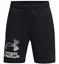 Under Armour Tech Logo Jr - pantaloni fitness - bambino, Black
