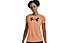 Under Armour Tech Solid Script W - T-shirt - donna, Orange