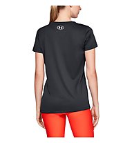 Under Armour Tech SSC Graphic - T-shirt fitness - donna, Black