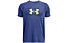 Under Armour Tech™ Wordmark Logo SS - T-Shirt - Jungs, Blue