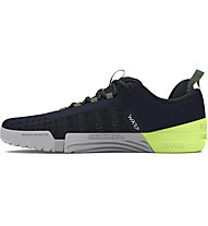 Under Armour Tribase Reign 6 - scarpe training e fitness - uomo, Dark Blue/Light Green