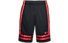Under Armour UA Baseline 10" - pantaloni basket - uomo, Black/Red