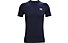 Under Armour UA HG Armour Fitted SS - T-shirt fitness - uomo, Dark Blue