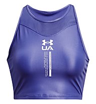 Under Armour UA Iso Chill Crop TNK - canotta fitness - donna, Purple