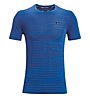 Under Armour UA Seamless Fade SS - T-shirt fitness - uomo, Blue