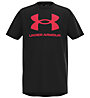 Under Armour Sportsyle Logo SS - T-shirt - Jungs, Black/Red