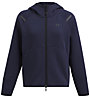 Under Armour Unstoppable Fleece W - felpa con cappuccio - donna, Dark Blue