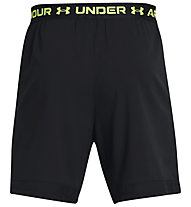 Under Armour Vanish Woven 6In M - pantaloni fitness - uomo, Black/Light Green