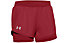 Under Armour Fly By 2.0 Mini 2-in-1 - pantaloni corti running - donna, Red