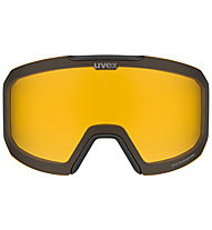 Uvex Evidnt ATTRACT V Small - maschera da sci, Black/Orange