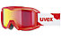 Uvex Flizz LM - maschera sci - bambino, Red Mat