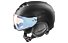 Uvex Hlmt 300 vario - casco da sci, Black Mat