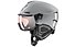 Uvex Instinct visor pro v - casco da sci, Grey