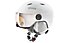 Uvex Visor Pro - casco da sci - bambino, White Mat