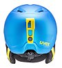 Uvex Manic Pro - casco sci - bambino, Blue/Lime