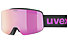 Uvex Pwdr FM - Skibrille - Kinder, Black/Pink