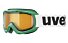 Uvex Slider - maschera da sci - bambino, Green